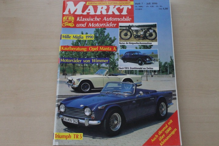 Deckblatt Oldtimer Markt (07/1990)